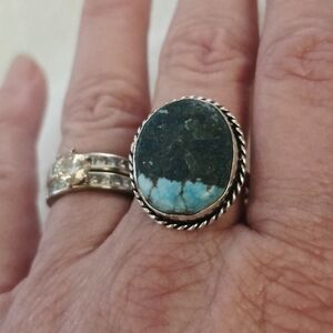 Turquoise Stone Silver Ring